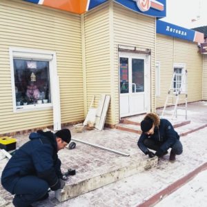 г. Южноуральск. Ремонт семи изделий на магазине за 1 день. Клиент хотел их заменить, но мы смогли все восстановить.